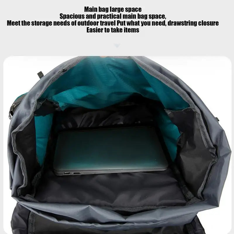 Hiking Ergonomic Breathable Foldable Backpack 70L