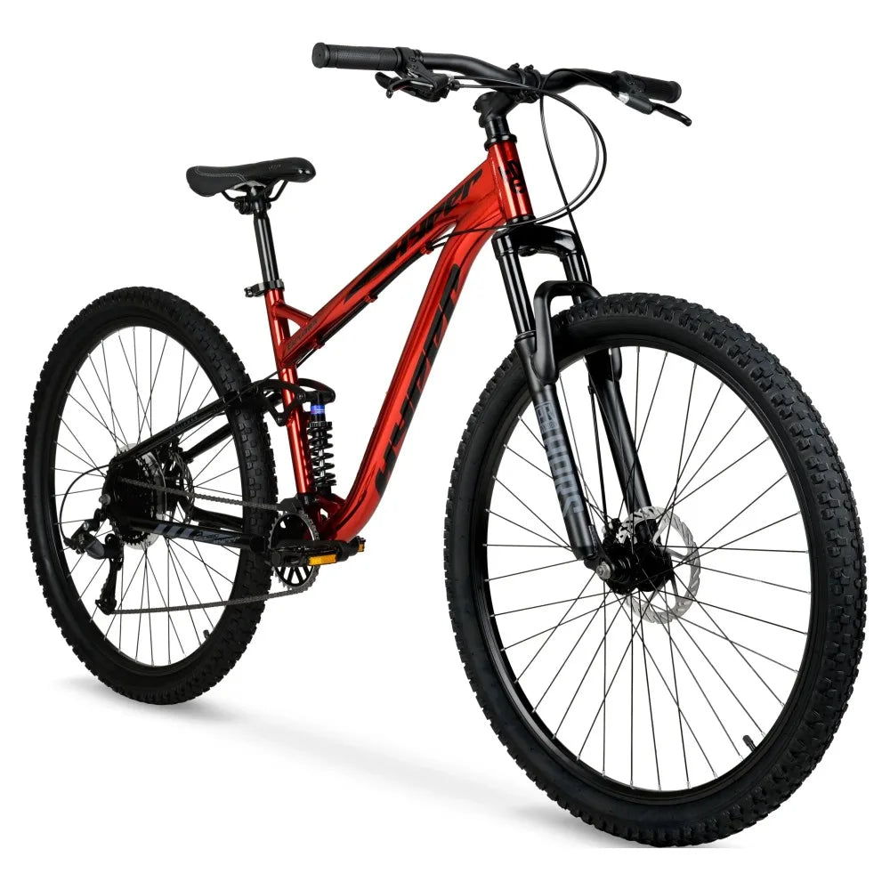 Men's 29" Explorer Dual Suspension Bicycle red