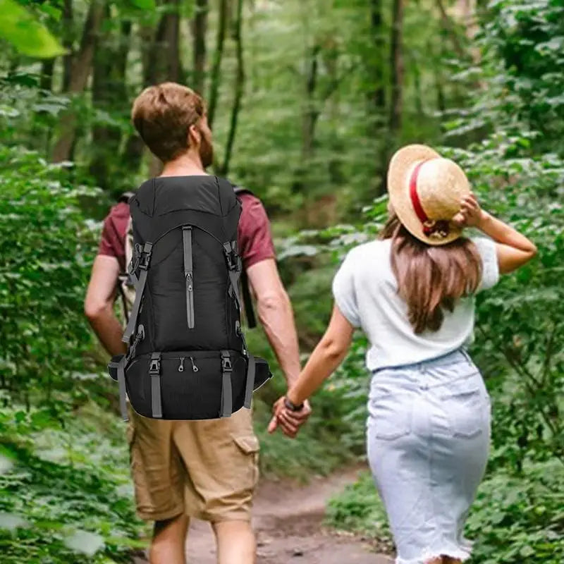 Hiking Ergonomic Breathable Foldable Backpack 70L