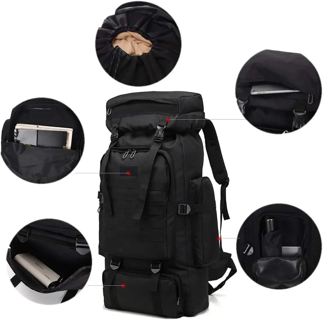 70L/100L Camping Backpack