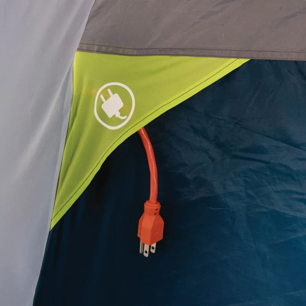 Ozark Trail 10-Person Family Camping Tent With 3 Rooms and Screen Porch