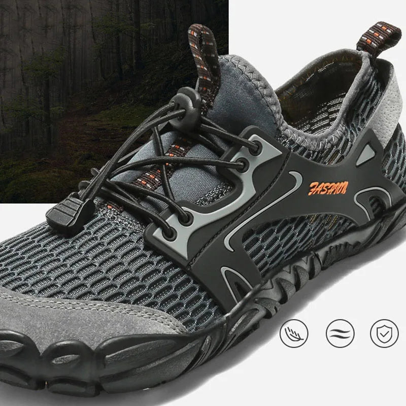Men Water Hiking Shoes Mesh Outdoor Breathable Sneakers Male Sneakers Climbing Shoes Quick-dry Water Shoes