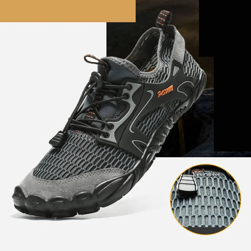 Men Water Hiking Shoes Mesh Outdoor Breathable Sneakers Male Sneakers Climbing Shoes Quick-dry Water Shoes