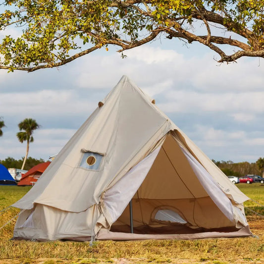 Mongolian Tent, Glamping Tent with Cool Ventilation Mosquito Net