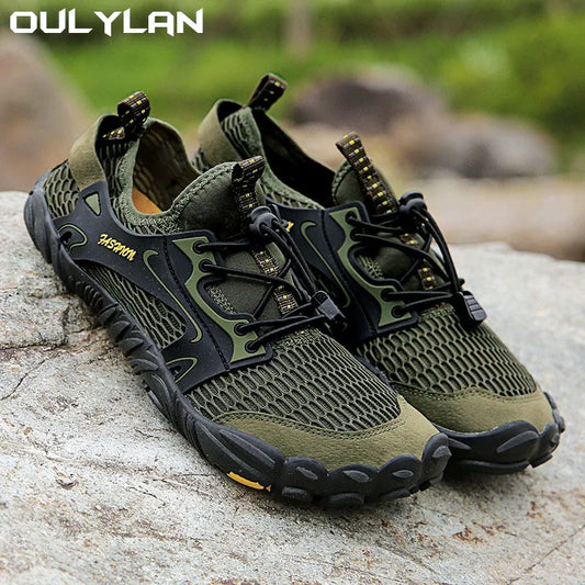 Men Water Hiking Shoes Mesh Outdoor Breathable Sneakers Male Sneakers  Climbing Shoes Quick-dry Water Shoes