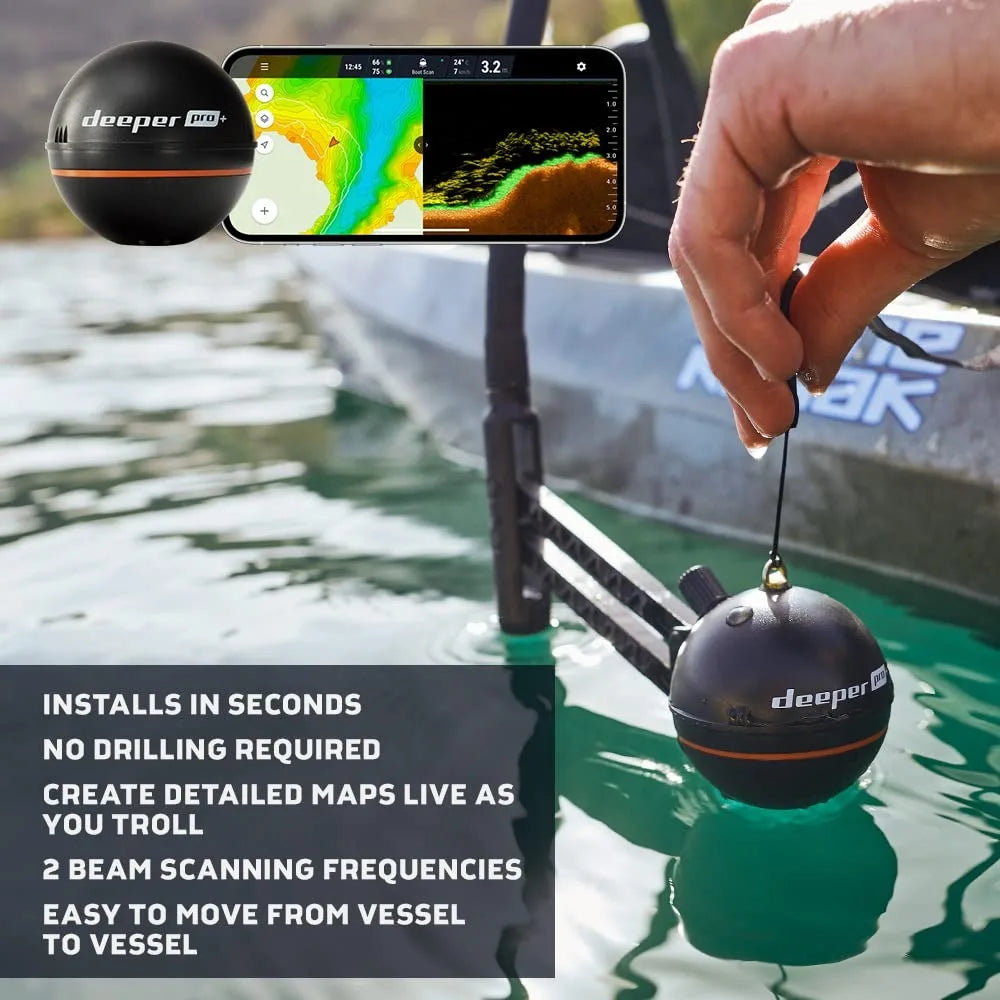 PRO+ Smart Sonar Castable and Portable WiFi Fish Finder